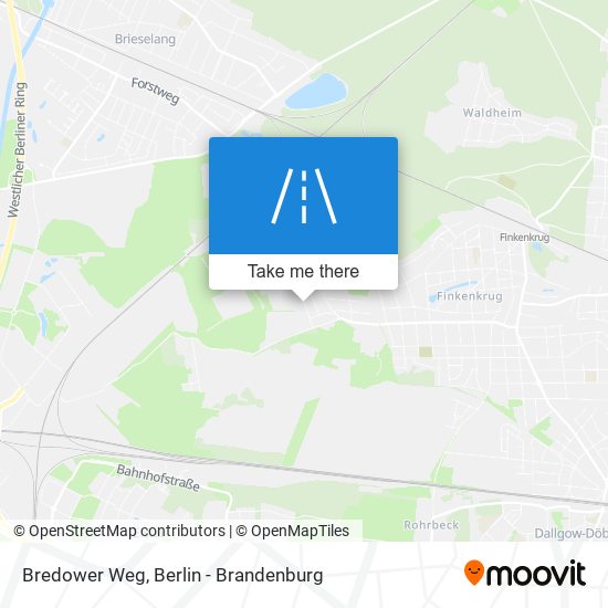 Bredower Weg map