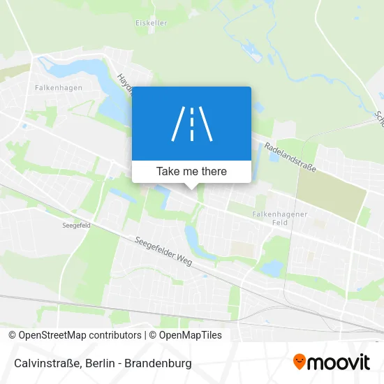 Карта Calvinstraße