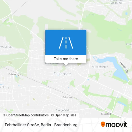 Карта Fehrbelliner Straße