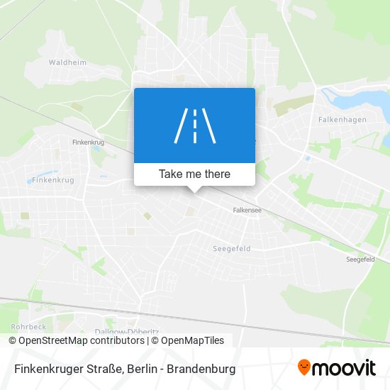Карта Finkenkruger Straße