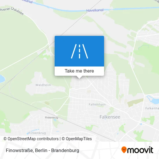 Finowstraße map