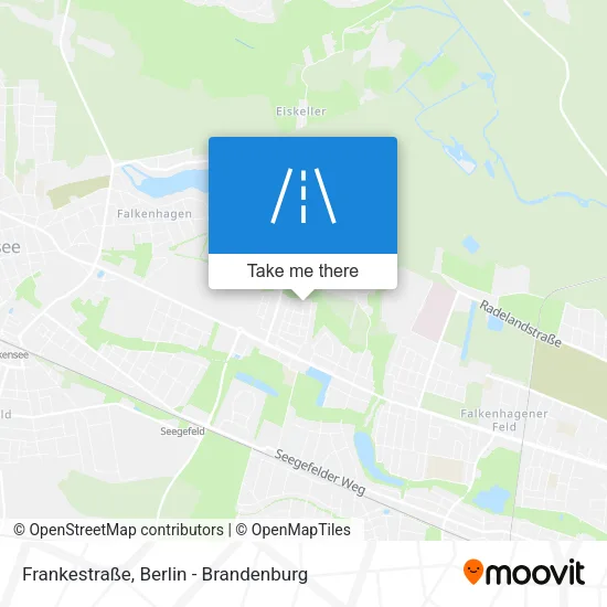 Карта Frankestraße