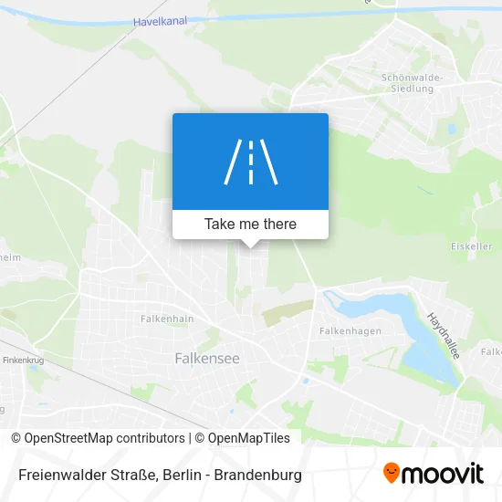 Карта Freienwalder Straße