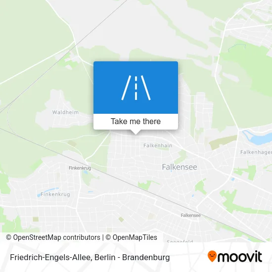 Карта Friedrich-Engels-Allee