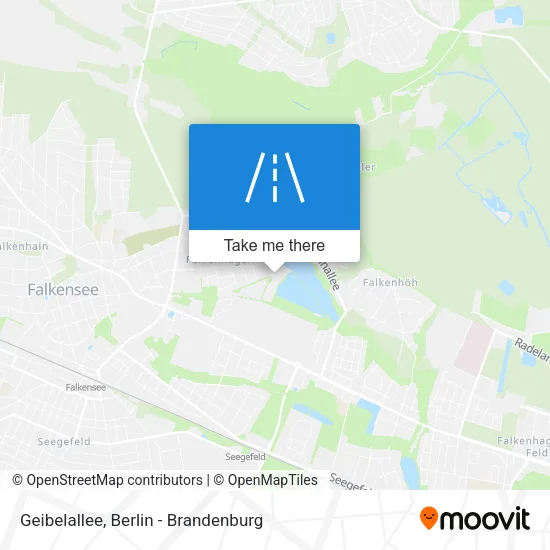 Карта Geibelallee