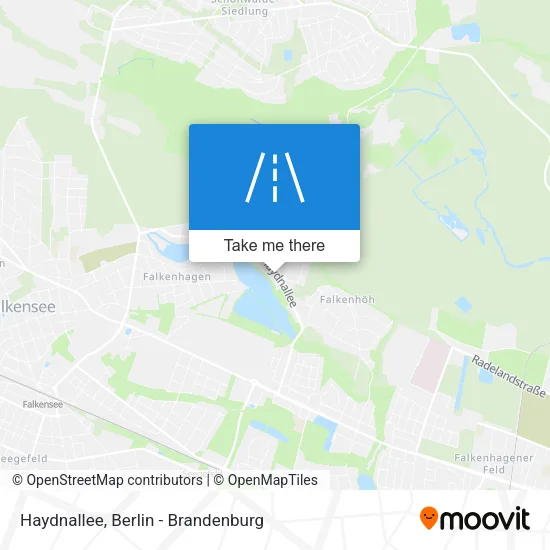 Карта Haydnallee