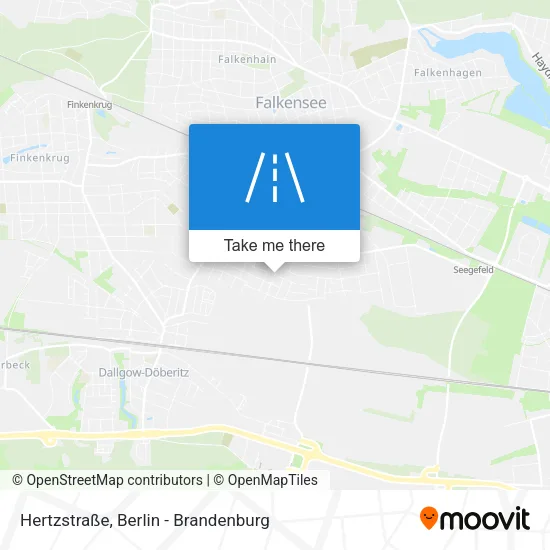 Карта Hertzstraße