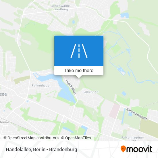 Händelallee map