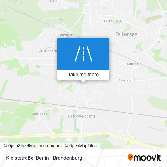 Карта Kleiststraße