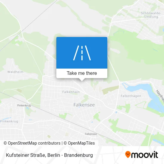 Карта Kufsteiner Straße