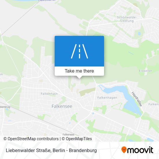 Liebenwalder Straße map