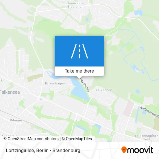 Карта Lortzingallee