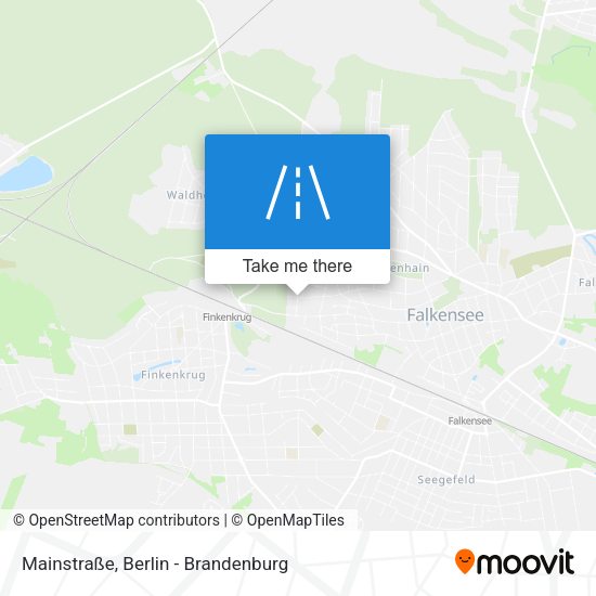 Mainstraße map