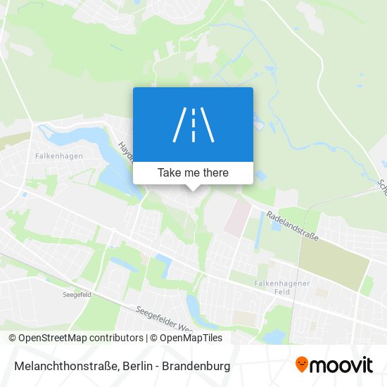 Карта Melanchthonstraße