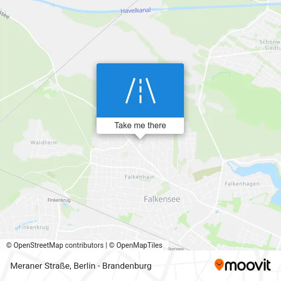 Карта Meraner Straße