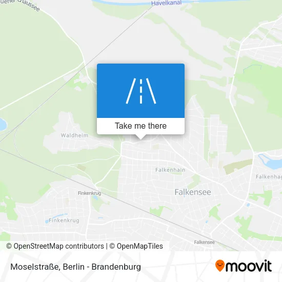 Карта Moselstraße