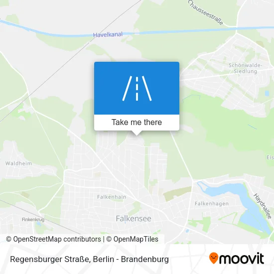 Карта Regensburger Straße