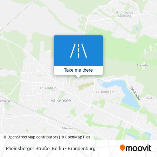 Rheinsberger Straße map