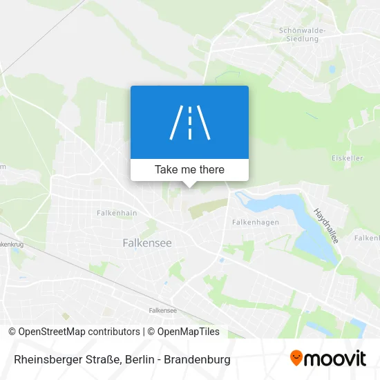 Карта Rheinsberger Straße