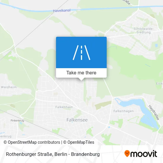Карта Rothenburger Straße
