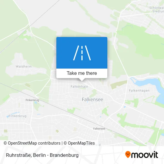 Карта Ruhrstraße