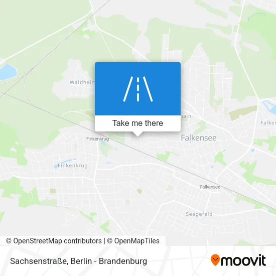 Карта Sachsenstraße