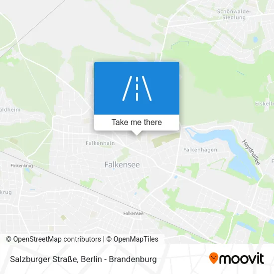 Карта Salzburger Straße