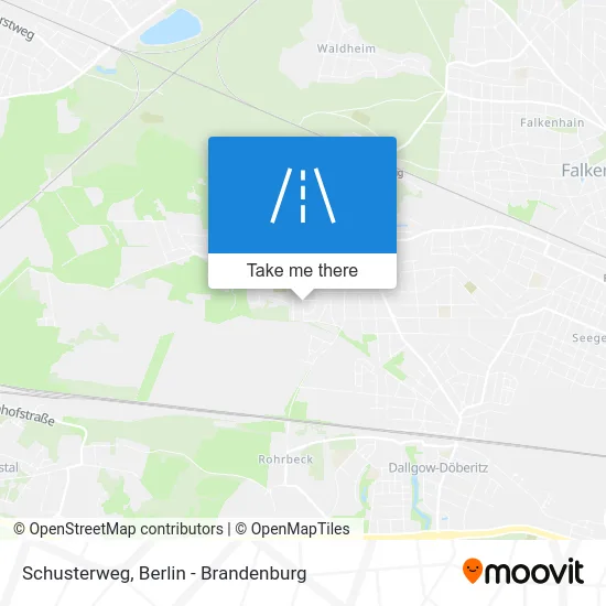 Schusterweg map