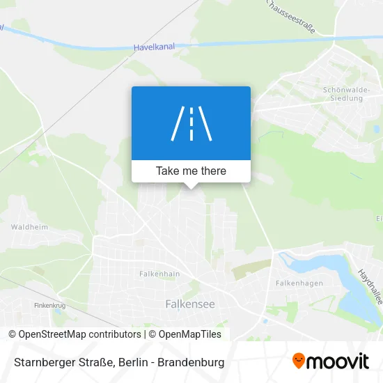 Карта Starnberger Straße