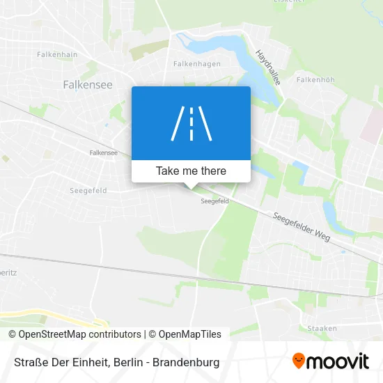 Карта Straße Der Einheit