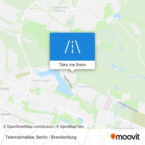 Карта Telemannallee