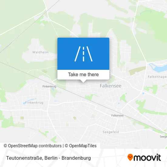Карта Teutonenstraße
