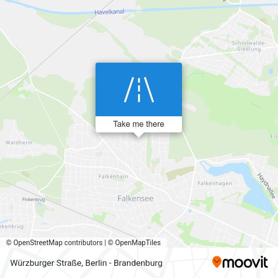 Würzburger Straße map