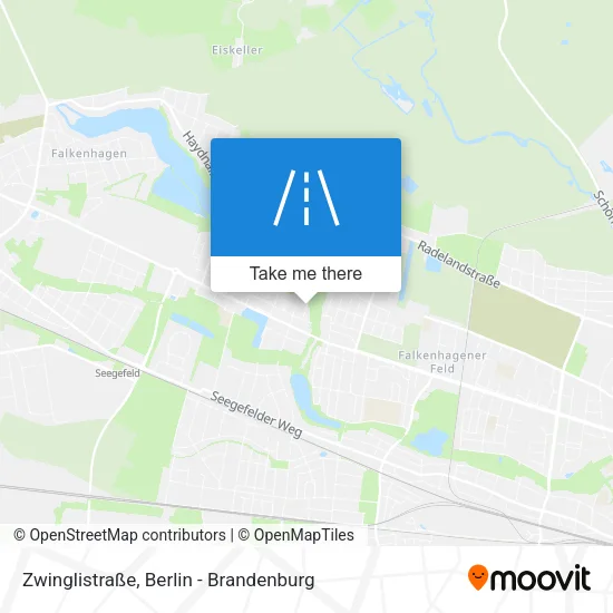 Карта Zwinglistraße
