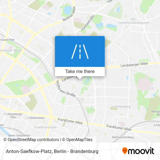 Карта Anton-Saefkow-Platz