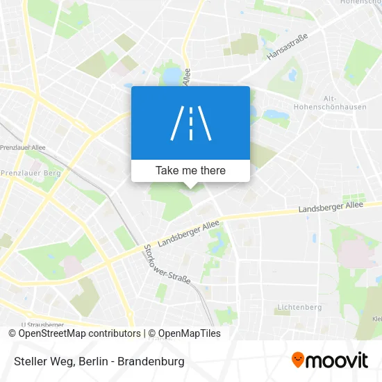 Карта Steller Weg