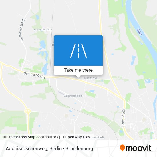 Adonisröschenweg map