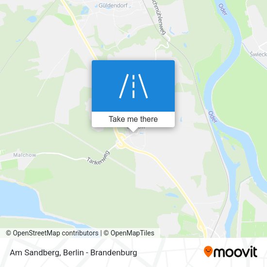 Am Sandberg map