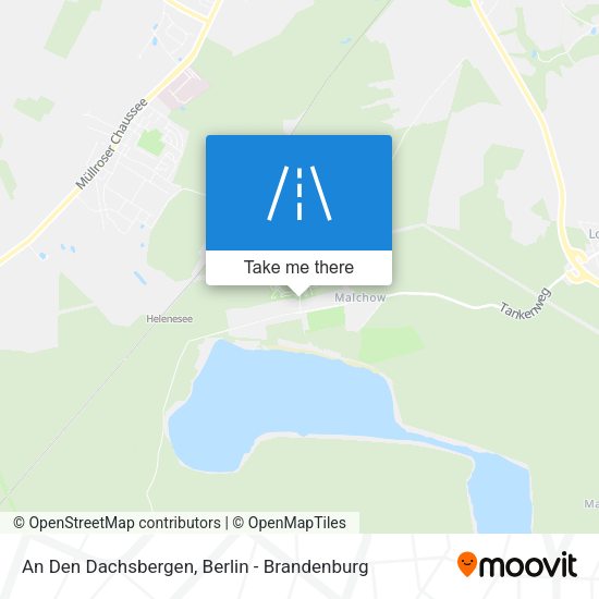 An Den Dachsbergen map