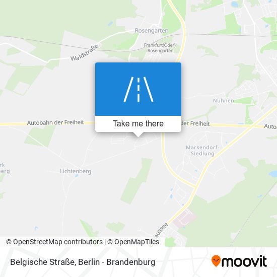 Belgische Straße map