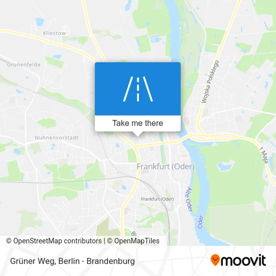 Grüner Weg map