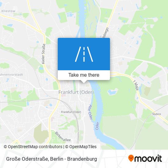 Große Oderstraße map