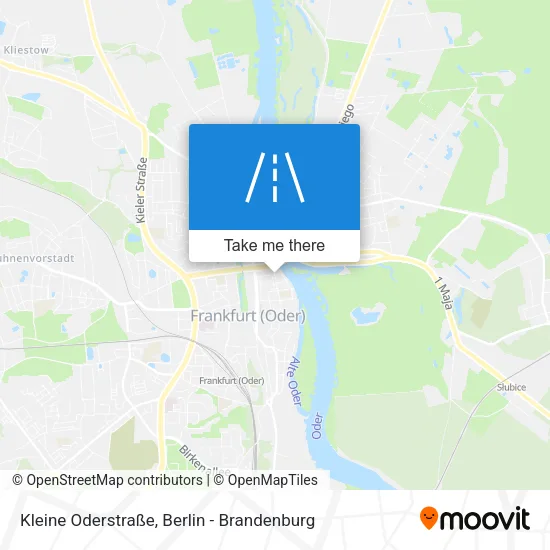 Карта Kleine Oderstraße