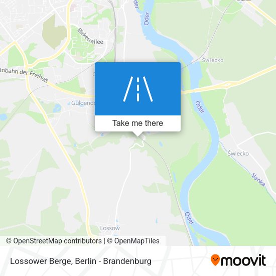 Lossower Berge map