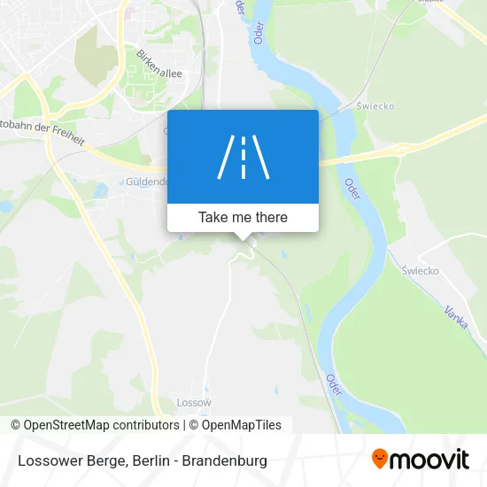 Карта Lossower Berge
