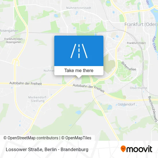 Lossower Straße map
