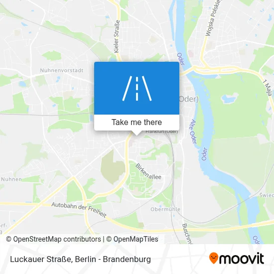 Luckauer Straße map