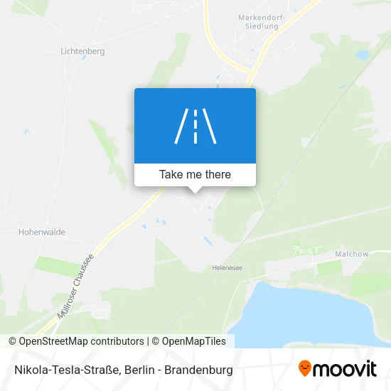 Карта Nikola-Tesla-Straße
