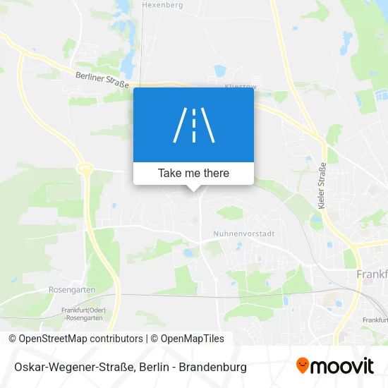 Карта Oskar-Wegener-Straße