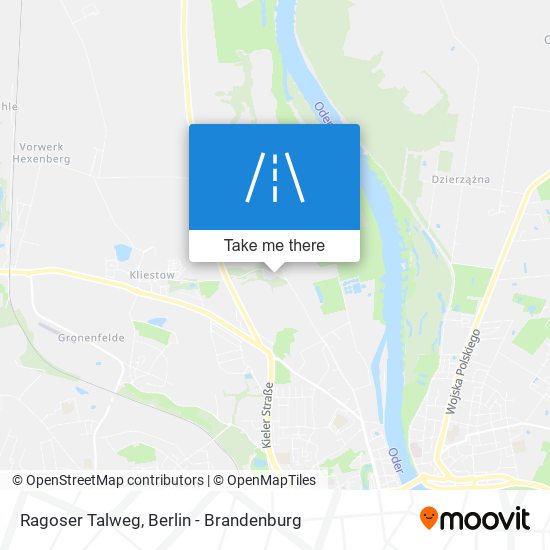 Ragoser Talweg map